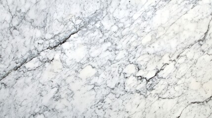 Obraz premium Sleek White Marble with Subtle Gray Veins. Marble background texture