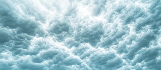 Obraz premium Dense, textured clouds fill the frame, a dramatic sky scene.