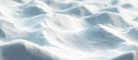 Obraz premium Abstract textured white snow landscape.