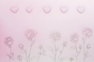 pink rose background