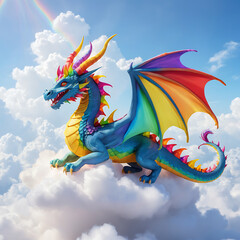 Skyborne Rainbow Guardian