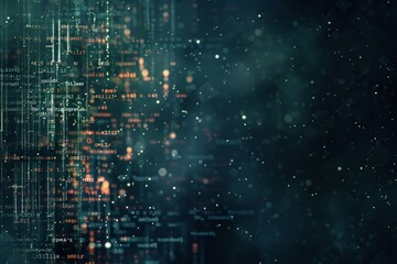 A digital background with static and scattered error messages, Static-filled background with scattered error messages