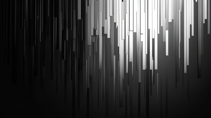 Obraz premium Abstract grayscale vertical lines background.