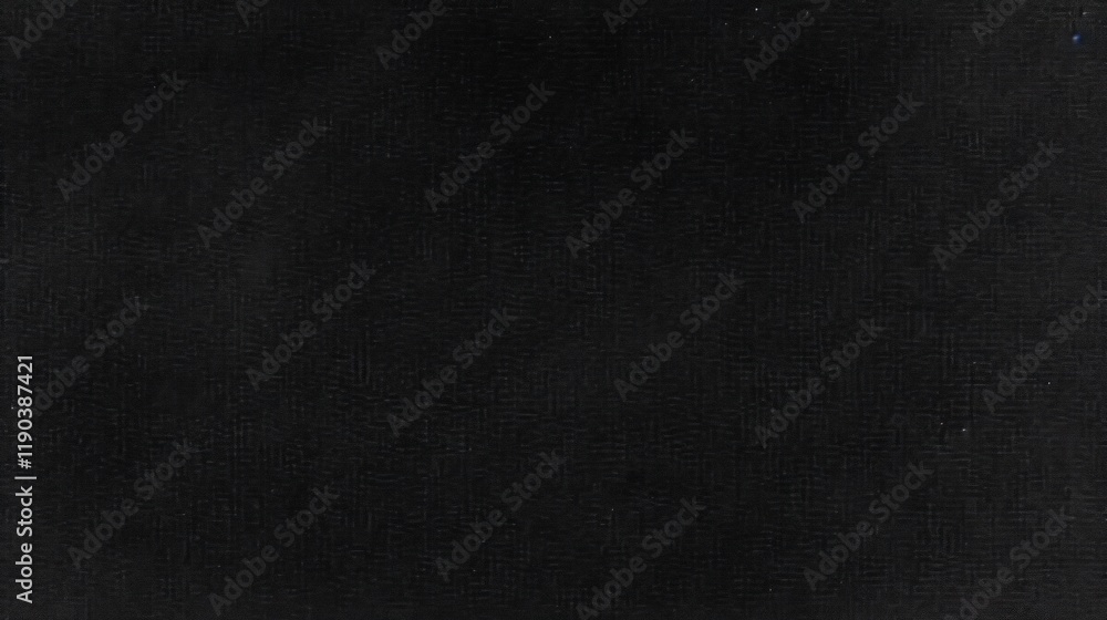 Poster a black background with a white object in the middle