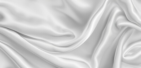 close up surface white clothes fabric crumpled wrinkle smooth ripple flow soft light tone moving