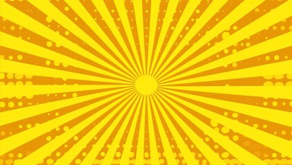 Fototapeta premium yellow surprise explosion striped for middle graphic comic sunbeam