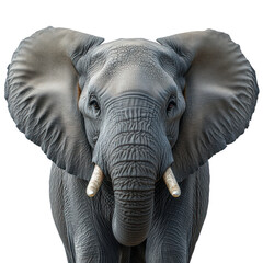 Majestic African Elephant Portrait: A Close Encounter with Wildlife