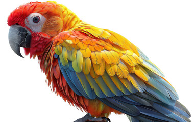 Fototapeta premium Vibrant Macaw Parrot: A Stunning Image for Wildlife Enthusiasts