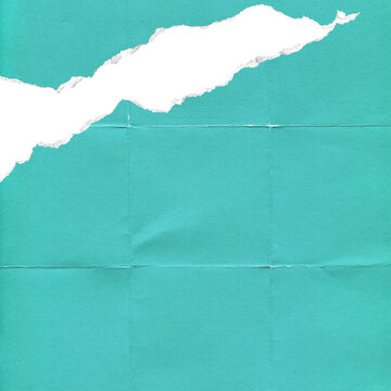 Torn 12x12 paper, torn texture, creased paper, teal paper, torn edges, torn background


