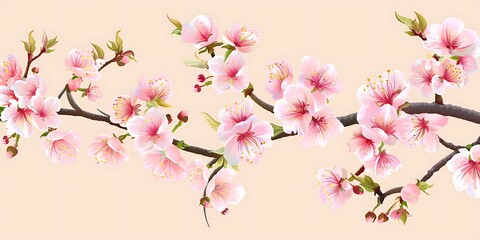 Fototapeta premium pink cherry blossoms