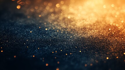 Abstract gradient background featuring noise and grain texture with a blurred sunset design