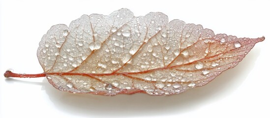 Dew-Kissed Autumn Leaf: A Macro Photography Masterpiece