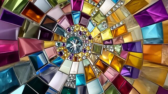Rhinestone Video. Shimmering elegance and glamour, sparkling crystals produce a dazzling appearance.