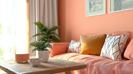 Cozy living room decor showcase modern home interior design bright environment inviting viewpoint