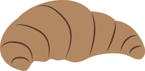 Croissant Delights Illustration of the Perfect Pastry