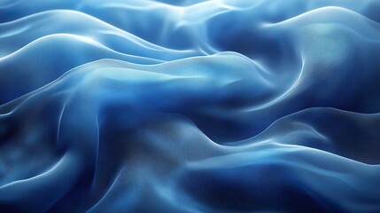 Fototapeta premium An abstract blue design background illustrates innovative technology and communication concepts, creating a visually captivating digital landscape