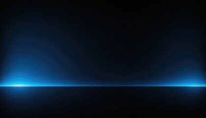 Abstract luxury gradient blue background smooth dark blue with black vignette studio banner
3