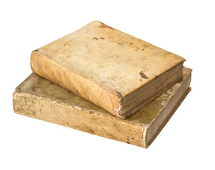 old books isolated