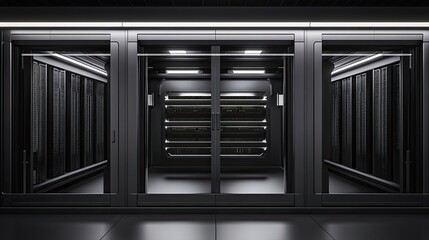 Modern Data Center Server Room Interior Design