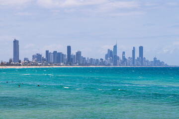 Fototapeta premium Burleigh Heads at the Gold Coast, Queensland, Australia