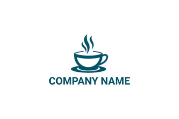 Coffee Cup Logo Design Template, Coffee Cup Vector Illustration