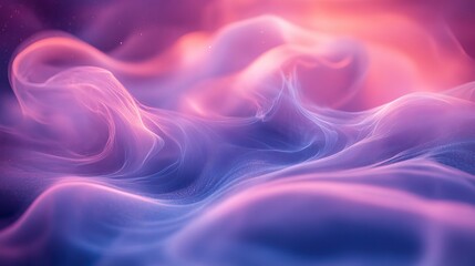 Obraz premium An abstract image captures the ethereal beauty of swirling purple and blue light, creating a mesmerizing effect