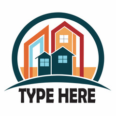 A logo for a real estate company 