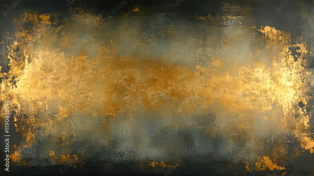 Poster abstract golden and gray texture with a smooth gradient blending contrasting colors