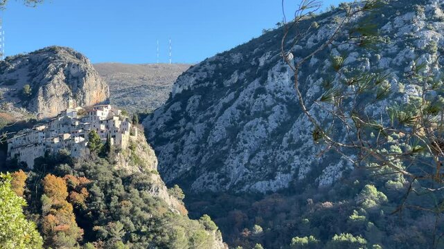 Frankreich im Winter bei Monaco