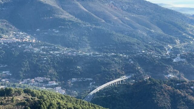 Frankreich im Winter bei Monaco