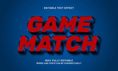 game match editable text effects with a game and funny theme