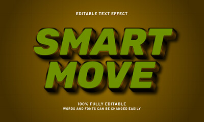 smart move editable text effects with a game and funny theme