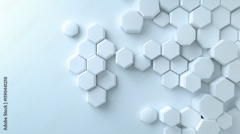 Poster dramatic abstract background featuring interconnected hexagon patterns creating a modern design for 
