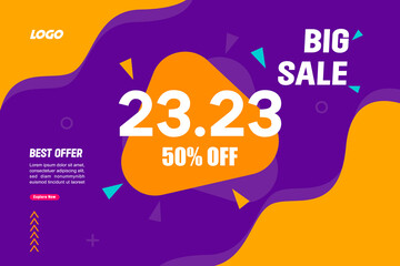 Attractive Deals Mega Sale Mania Template in Action