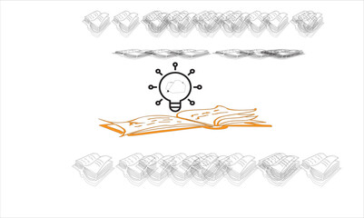 International Day of Education concept. International Education day design for banner, poster, 3d illustration.
