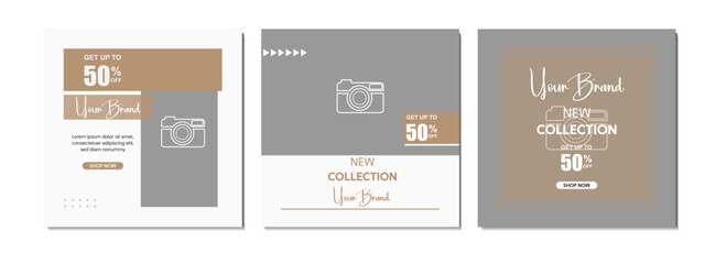 Social Media Post Layout Set