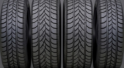 A comparison of four tire types for different seasons summer, winter, allseason, and performance, tire variety, functional versatility