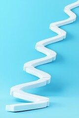 A symbolic bent spine transitioning to alignment with directional arrows.