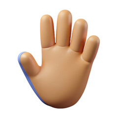 Realistic 3D Hand Gesture Image for Creative Design and Artwork