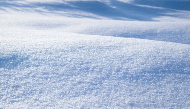粉雪が降り積もった雪原の風景３