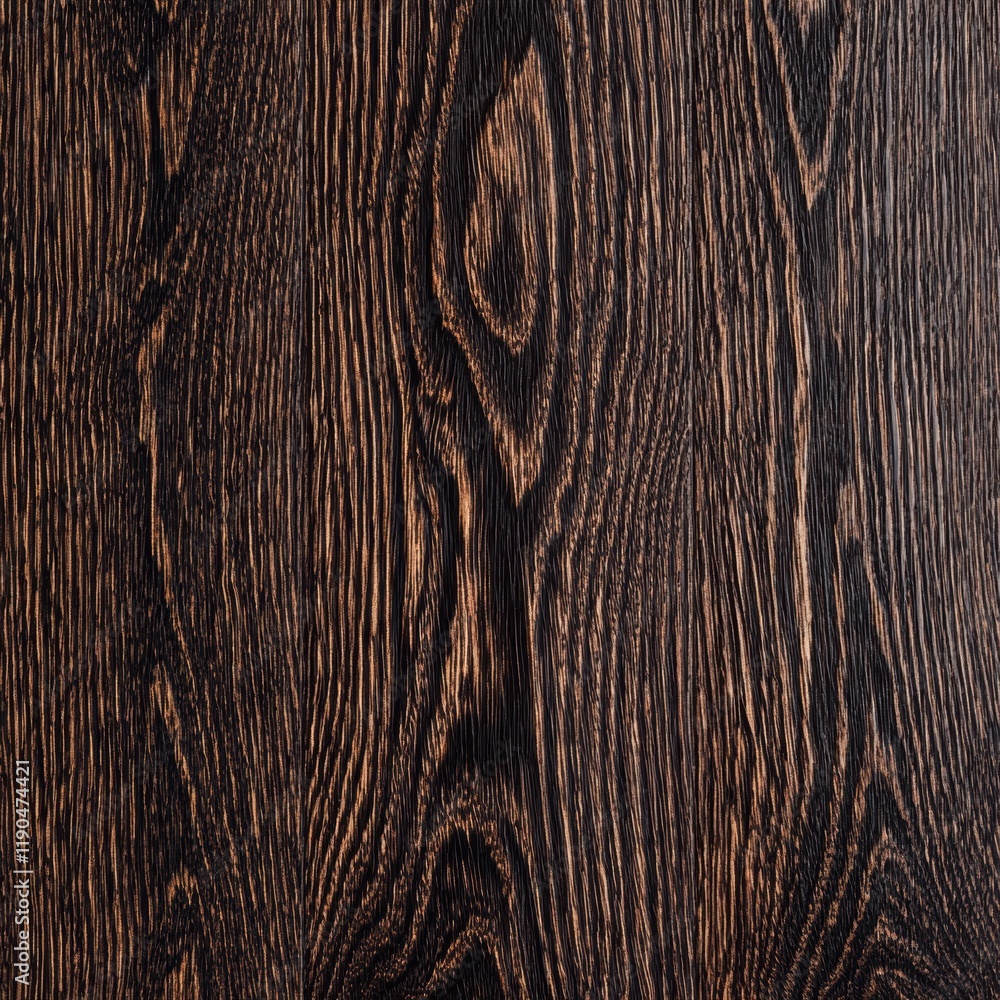 Poster dark charred wood texture with unique grain patterns and details