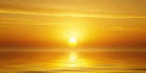 Fototapeta premium Soft yellow sunset with gradient background, day, gradient background, day, gradient background, blue sky , sky