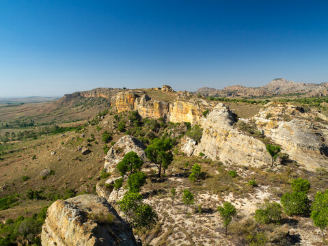 Landscapes of the island of Madagascar, Central Highlands Isalo National Park