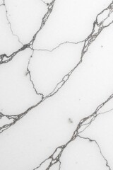 Fototapeta premium Seamless white marble texture, panoramic view, calcite, granite, stone