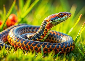 Obraz premium Aerial View of a Speckled Meadow Crane Fly (Nephrotoma appendiculata) in its Natural Habitat
