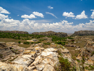 Landscapes of the island of Madagascar, Central Highlands Isalo National Park
