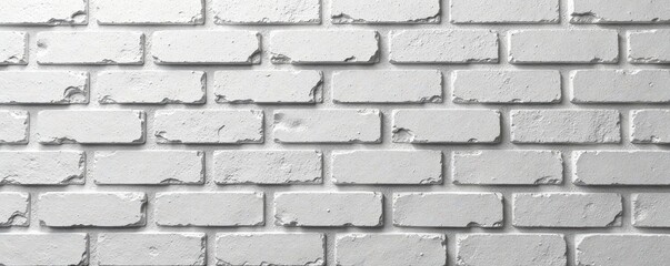 Clean lines, uniform new bricks, light gray mortar , smooth, wallpaper