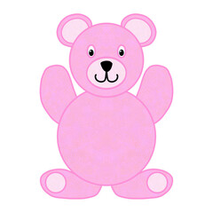Pink teddy bear