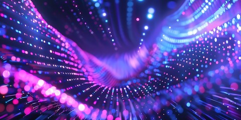 Stunning digital abstract background with dynamicvibrant color patterns and glowing light effects Futuristic and modern design perfect for technologydata visualizationand digital art projects
