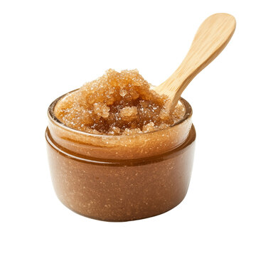 Body Scrub isolated on white 